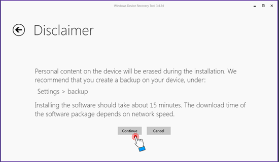 Hướng dẫn hạ cấp từ Windows 10 xuống Windows Phone 8.1